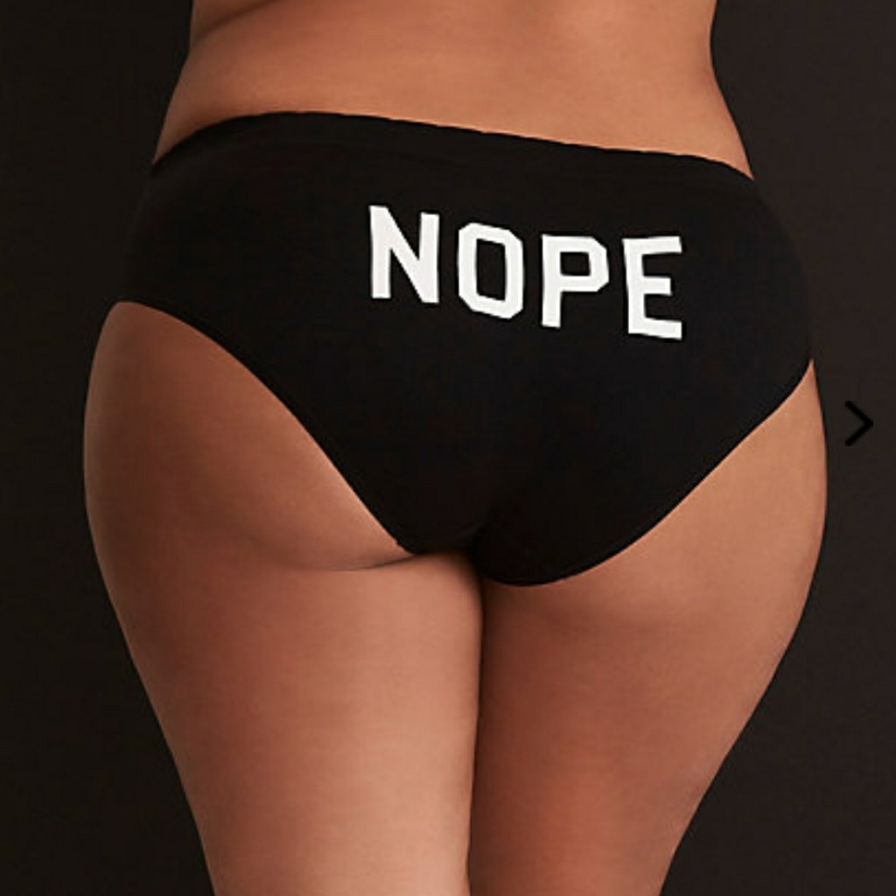New! 4x Torrid NOPE Panties -LOL You know the vibes sis... - Picture 2 of 6